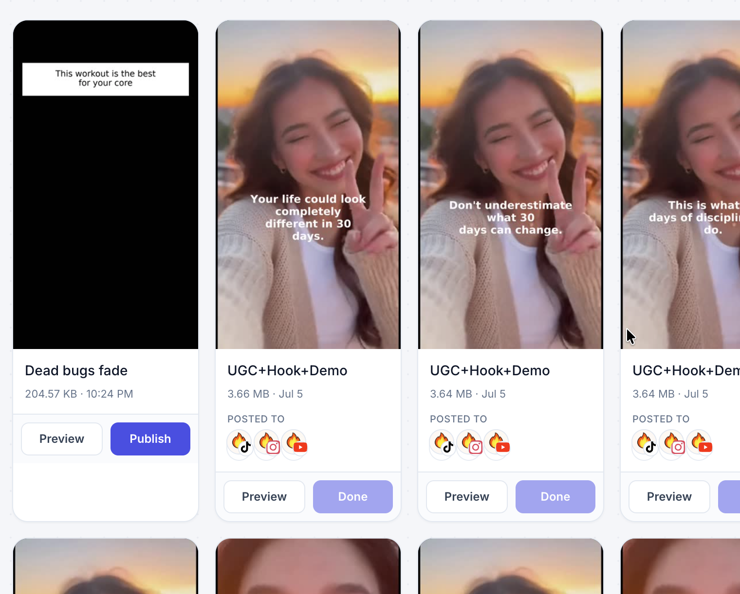 Unlimited video generation